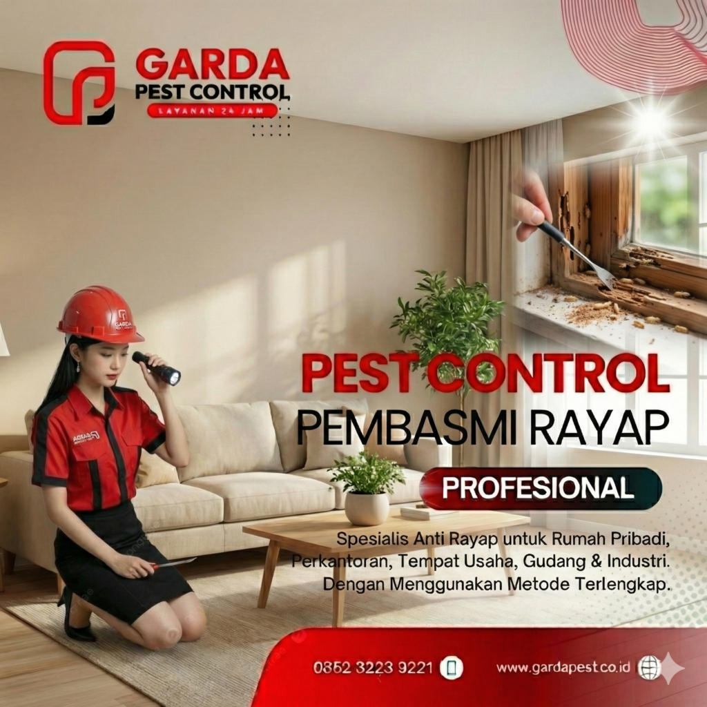 Jasa Anti Rayap di Jakarta Selatan Panggilan 24 Jam
