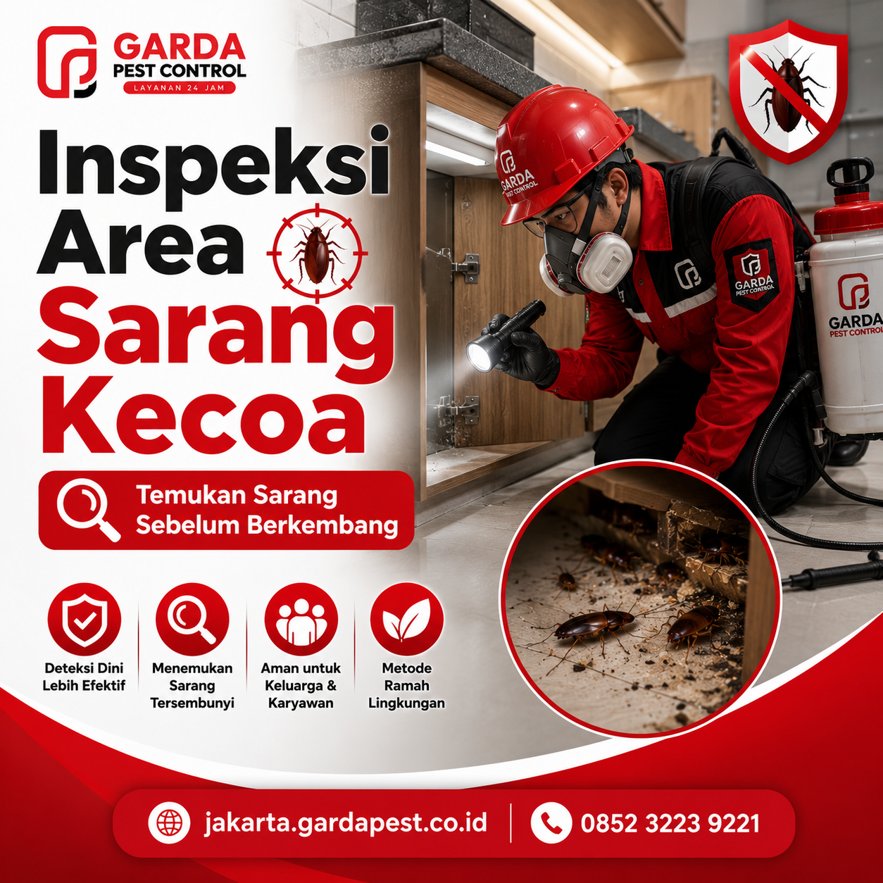 Pembasmi Kecoa Apartemen Jakarta: Wujudkan Hunian Bebas Kecoa Total