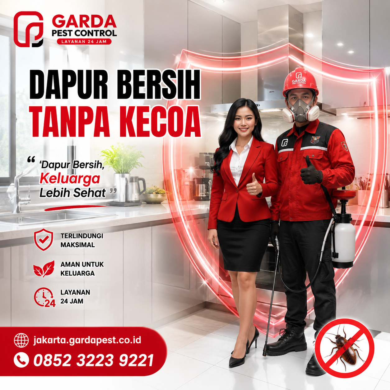 Pembasmi Kecoa Profesional Jakarta: Cara Efektif Atasi Kecoa Permanen