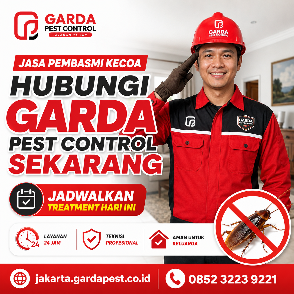Jasa Pembasmi Kecoa Apartemen Jakarta: Solusi Tuntas Bebas Hama 