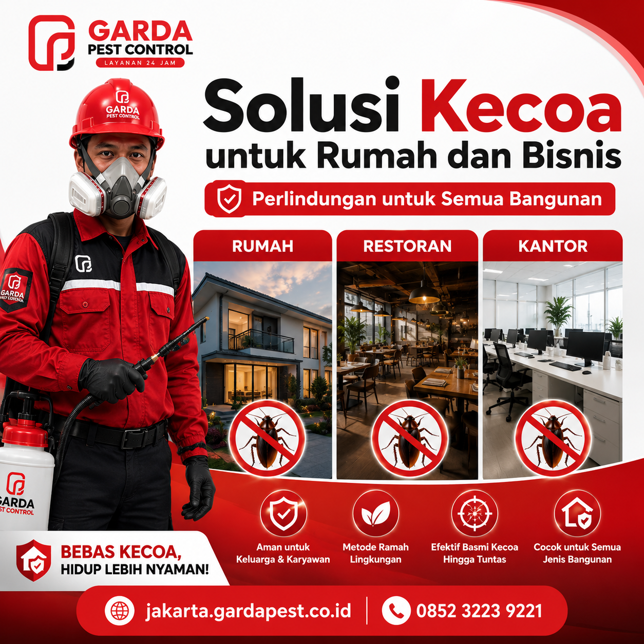 Harga Jasa Pembasmi Kecoa Jakarta: Pahami Biaya untuk Solusi Anti Kecoa Efektif