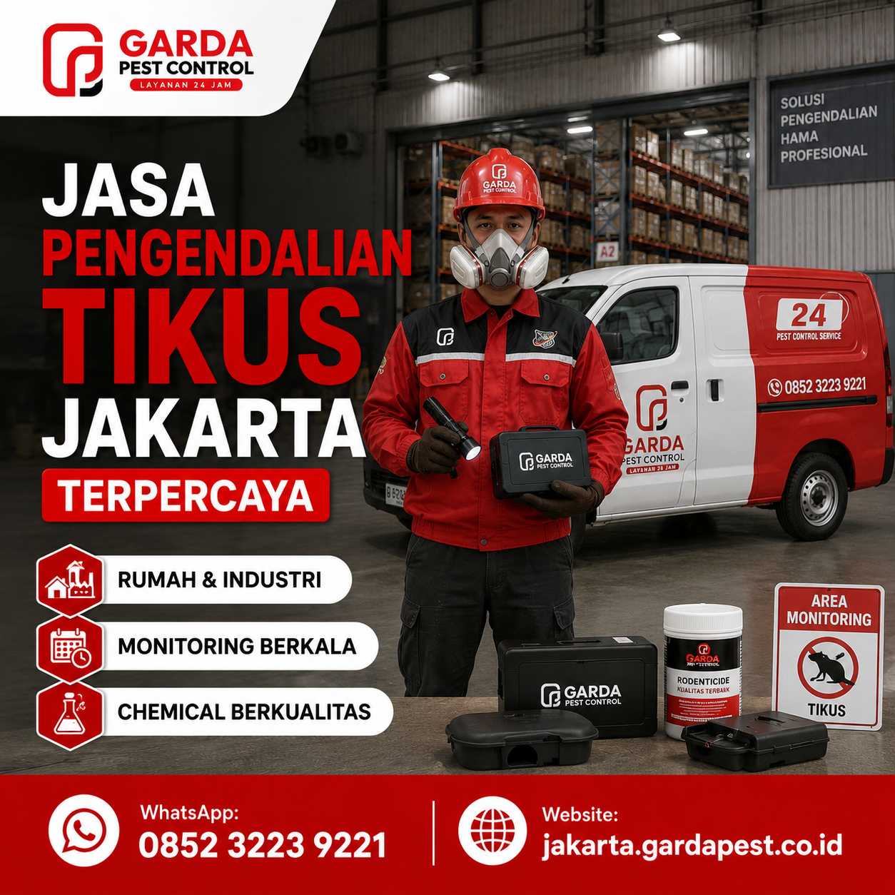 Jasa Pembasmi Tikus untuk Restoran di Jakarta Bersama Garda Pest Control
