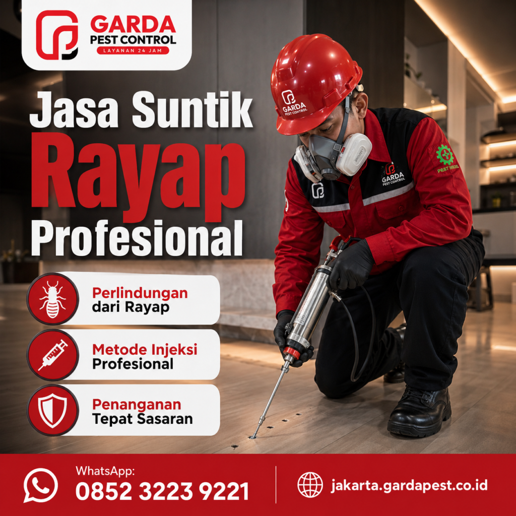 Jasa Anti Rayap di Jakarta Utara Sistem Pipanisasi Tahan Lama